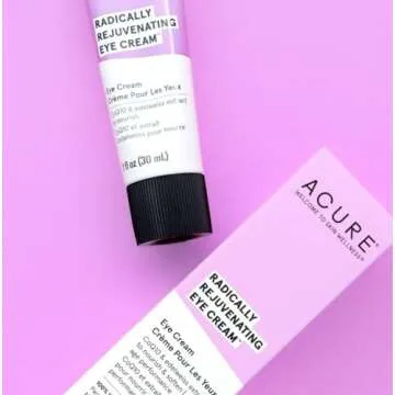 ACURE Radically Rejuvenating Eye Cream - Vegan Anti-Aging Skincare - Made From Hydrating Chlorella &...