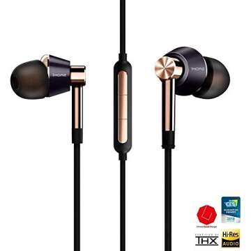 1MORE Triple Driver In-Ear Earphones Hi-Res Headphones with High Resolution, Bass Driven Sound, MEMS...
