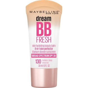 Maybelline Dream Fresh Skin Hydrating BB cream, 8-in-1 Skin Perfecting Beauty Balm with Broad Spectr...