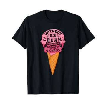 Ice Cream Dessert Sweet Gelato Lover Summer Refreshment T-Shirt