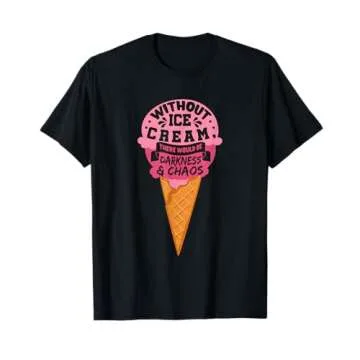 Ice Cream Dessert Sweet Gelato Lover Summer Refreshment T-Shirt