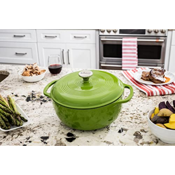 Lodge Enameled Cast Iron Dutch Oven - 6 Quart