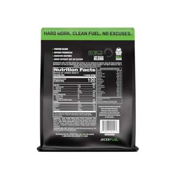 Jocko Fuel Mölk Whey Protein Powder – 22g Low Sugar Monk Fruit Blend for Muscle Recovery & Growth