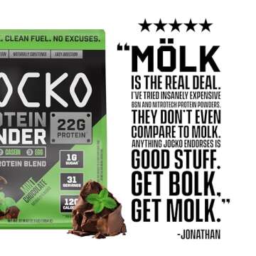 Jocko Fuel Mölk Whey Protein Powder 22g Low Sugar Blend