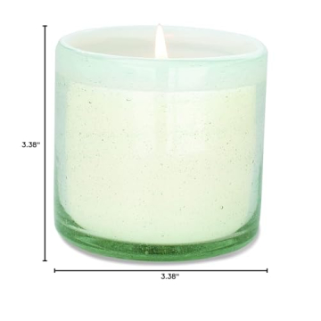 Paddywax Amber Coconut Scented Candle in Hand-Blown Glass
