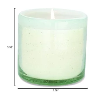 Paddywax Amber Coconut Scented Candle in Hand-Blown Glass