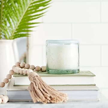 Paddywax Amber Coconut Scented Candle in Hand-Blown Glass