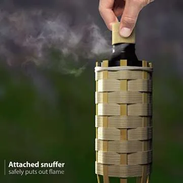 Matney Bamboo Torches - Mosquito Repelling Outdoor Lighting