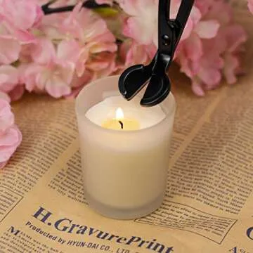 AOAtoee Candle Wick Trimmer - Elegant Stainless Steel Cutter