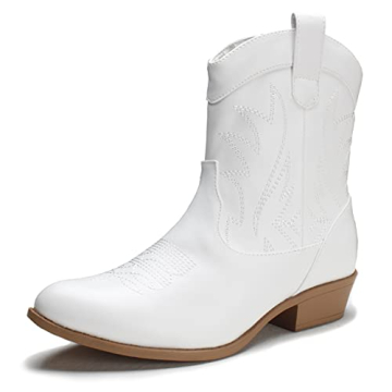 PEPPEP Western Cowgirl Boots: Stylish Comfort for Women