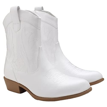 PEPPEP Western Cowgirl Boots: Stylish Comfort for Women
