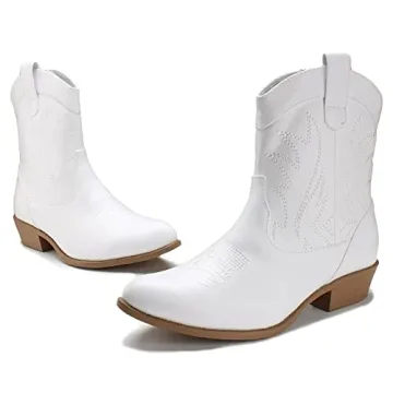 PEPPEP Western Cowgirl Boots: Stylish Comfort for Women