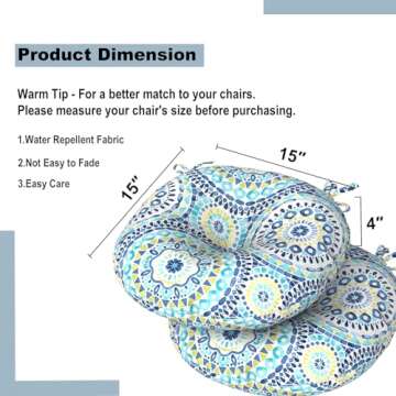 Comfortable and Stylish DYTXIII Patio Round Chair Cushions