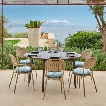 Comfortable and Stylish DYTXIII Patio Round Chair Cushions