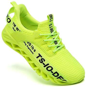 FRSHANIAH Sneakers for Men Slip On Casual Sport Running Shoes Athletic Tennis Walking Shoes Breathab...