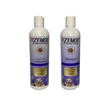 Zymox Itch 12oz Relief Shampoo and 12oz Conditioning Rinse Bundle, with Bonus