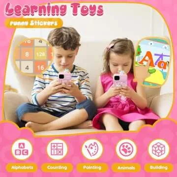 Luyiilo Unicorn Kids Phone with Learning Games and Camera