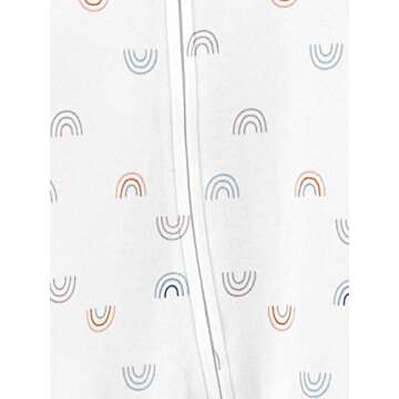 Simple Joys by Carter's Baby 3-Pack Neutral Sleep and Play, Bear/Llama/Rainbow, 0-3 Months