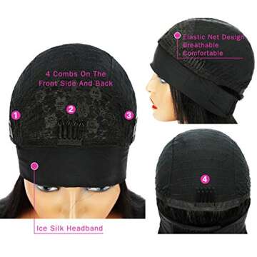 SuCoo Silky Straight 18" HeadBand Wig for Effortless Style