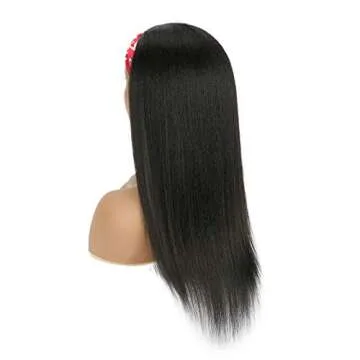 SuCoo Silky Straight 18" HeadBand Wig for Effortless Style
