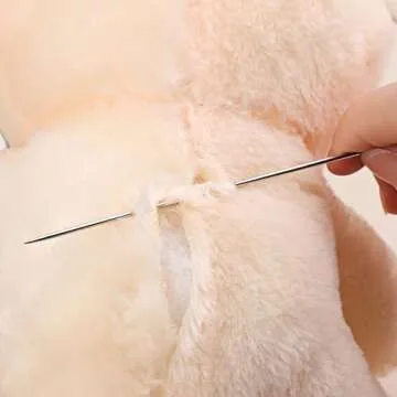 WONVOC Long Sewing Needles - 9 Pcs & 3 Sizes-4.9/5.9/6.9'' Stitching Needles, Hand Sewing Needles for Stitching and Crafting Projects, Carpet, Cushion, Curtain