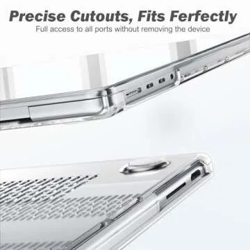 B BELK Compatible with MacBook Pro 14 inch Case 2025 2024 2023 2022 2021 M4 A3112 A3185 A3401 M3 A2918 A2992 M2 A2779 M1 A2442, Plastic Hard Shell Case +Keyboard Cover +Screen Protector, Transparent