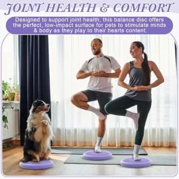 Libima Wobble Cushion Wiggle Seat for Sensory Kids, Flexible Seating for Classroom Elementary, Balance Disc with Pump for Office School Home(Lavender Color)