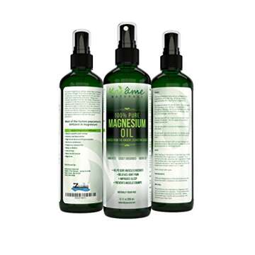 Kaiame Naturals Magnesium Oil Spray 12 oz - Pure, Undiluted, Naturally Sourced Wellness