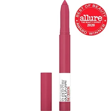 Maybelline Longwear Crayon Lipstick with Sharpener - Stylish & Easy