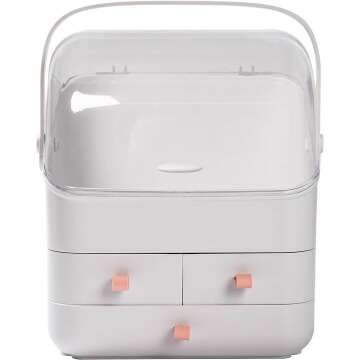 iDesign York Lyra Shower Organizer - Stylish, Space-Saving Bronze Design