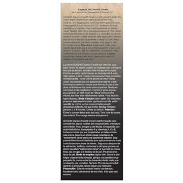 GLO24K Instant Facelift Cream with 24k Gold and Hyaluronic Acid