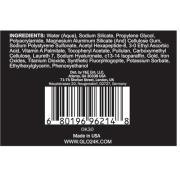 GLO24K Instant Facelift Cream with 24k Gold and Hyaluronic Acid