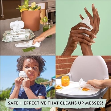 Honest Unscented Baby Wipes 99% Water Compostable