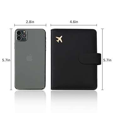 Melsbrinna Passport Holder, Cute Waterproof Travel Wallet