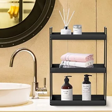 3-Tier Bathroom Organizer - Stylish and Space Saving