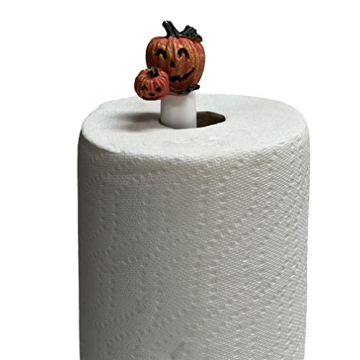 Seasonal Decorative Paper Towel Holder - Interchangeable Holiday Kitchen Decor - 6 Hand Painted Spring - Fall - Winter Tops - Christmas Paper Towel Holder -Top Holder Organizer Christmas