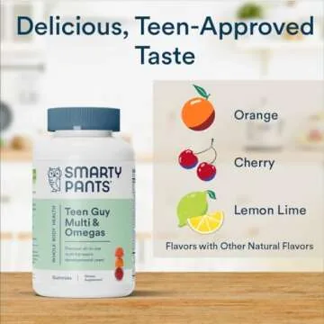 SmartyPants Teen Guy Gummies with Omega 3 & Essential Vitamins