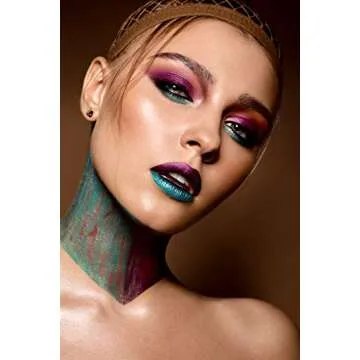 BLACK DIAMOND PIGMENTS **Variety Pack 4** Cosmetic Grade Natural Mica Powder|Pearlescent Pigment | Dye | Vegan | Cruelty-Free | Eyeshadow, Nail Polish, Bath Bomb | (Includes Imperial Red/Pink)