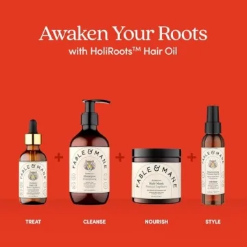 HoliRoots Serum - Nourishing Hair Growth Oil for All Types