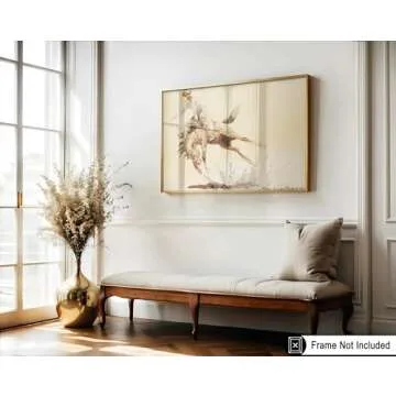 Poster Master Vintage Cowboy Poster - Retro Cowboy on a Bucking Horse Print - Old Western Rider Art - Gift for Men & Women - Rustic Decor for Bedroom, Living Room or Dorm - 8x10 UNFRAMED Wall Art