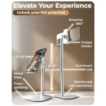 Height Adjustable Phone Stand | Cooper Chat Stand for Desk