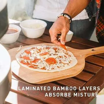 Solo Stove Bamboo Pizza Peel - Perfect Tool for Pizzas
