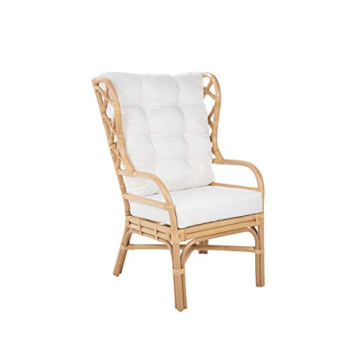 Kouboo Rattan Chairs with Wingback Cushions