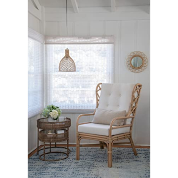 Kouboo Rattan Chairs with Wingback Cushions