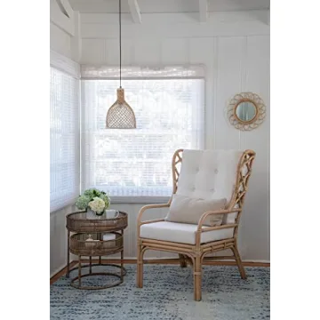 Kouboo Rattan Chairs with Wingback Cushions