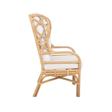 Kouboo Rattan Chairs with Wingback Cushions