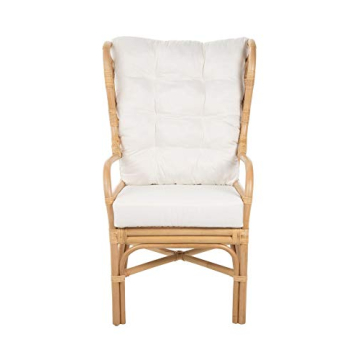 Kouboo Rattan Chairs with Wingback Cushions