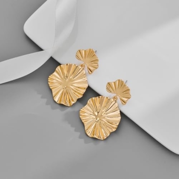 Stylish FILMOON Gold Dangle Earrings for Women - Elegant Fashion