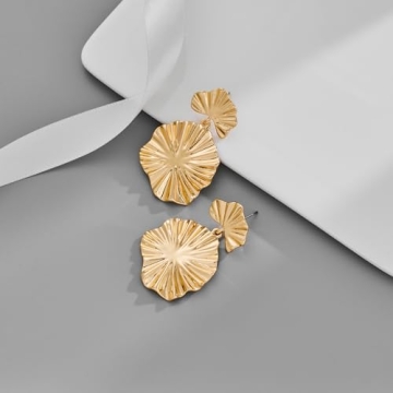 Stylish FILMOON Gold Dangle Earrings for Women - Elegant Fashion