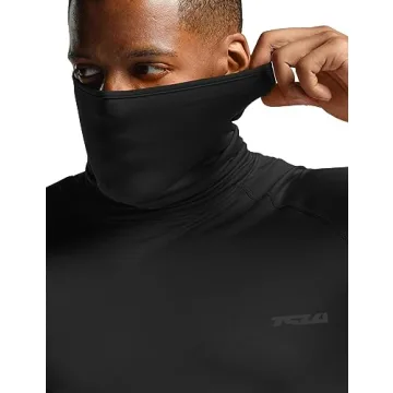 TSLA Thermal Long Sleeve Compression Shirt for Winter Sports